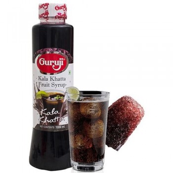 Guruji Kala Khatta Fruit Syrup 1000ml